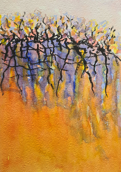 mangrove watercolour painting