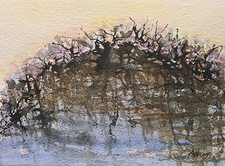 Mangrove watercolour painting