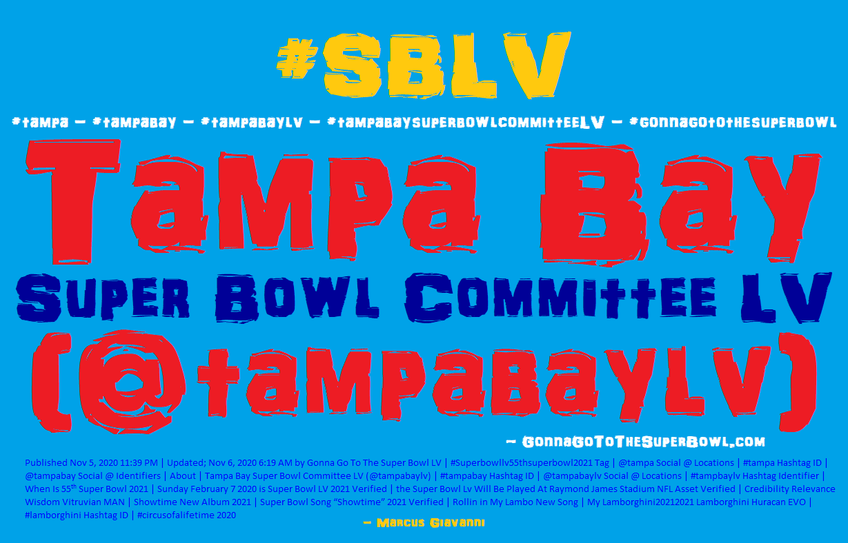 Tampa Bay Super Bowl Committee LV (@tampabaylv) 