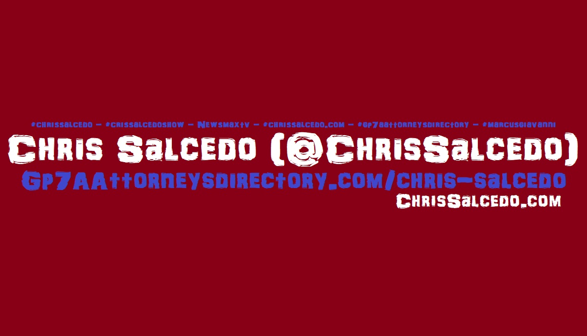 Chris Salcedo (@ChrisSalcedo) #chrissalcedo | #newsmax | #newsmaxtv | #chrissalcedoshow