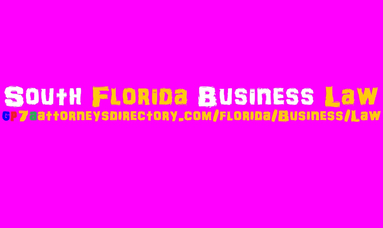 South Florida Business Law