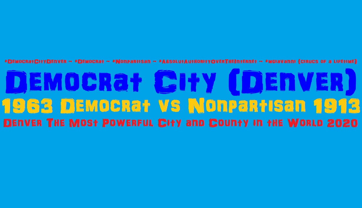 Democrat City (Denver) Democrat vs Nonpartisan