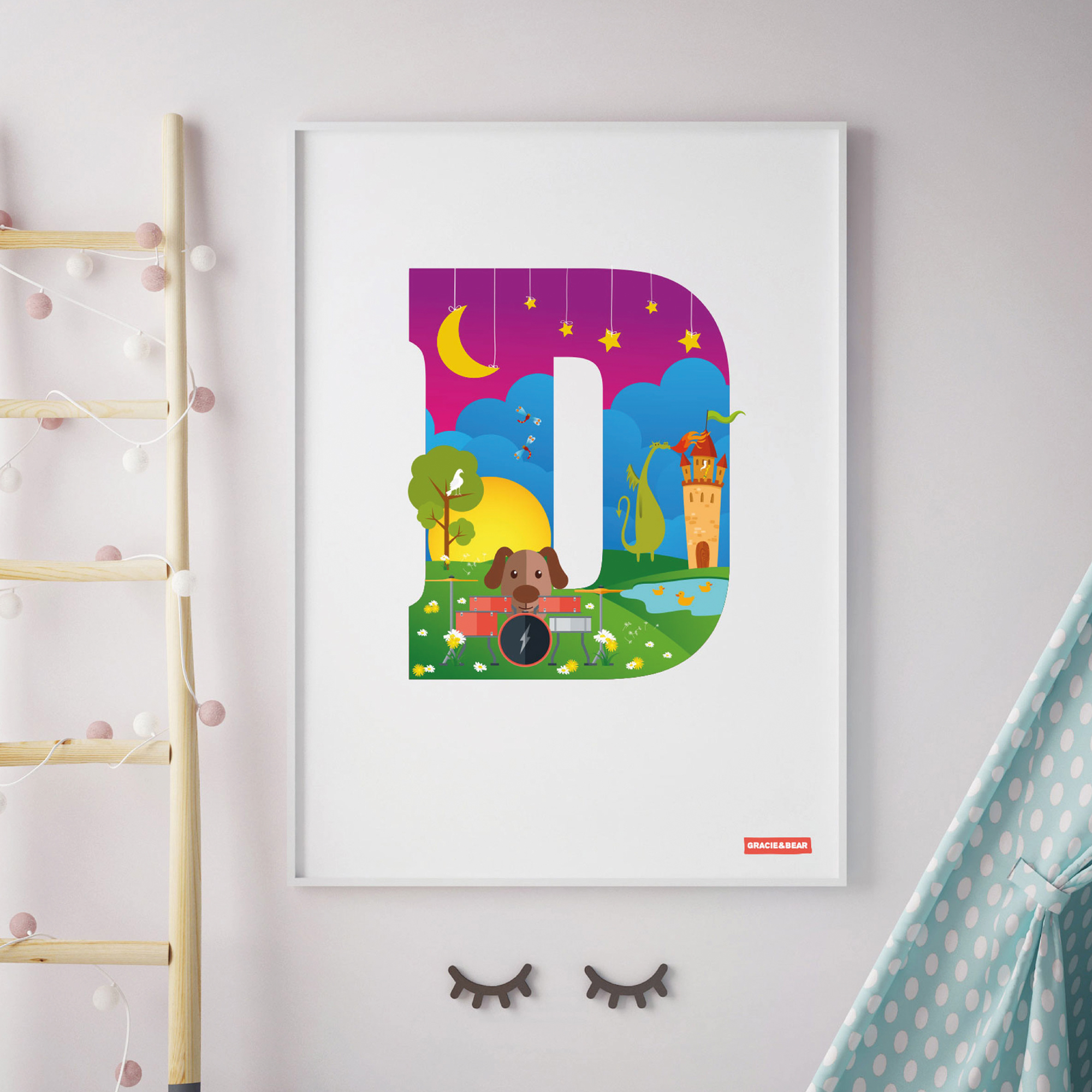 D is for Dragonfly The Letter D