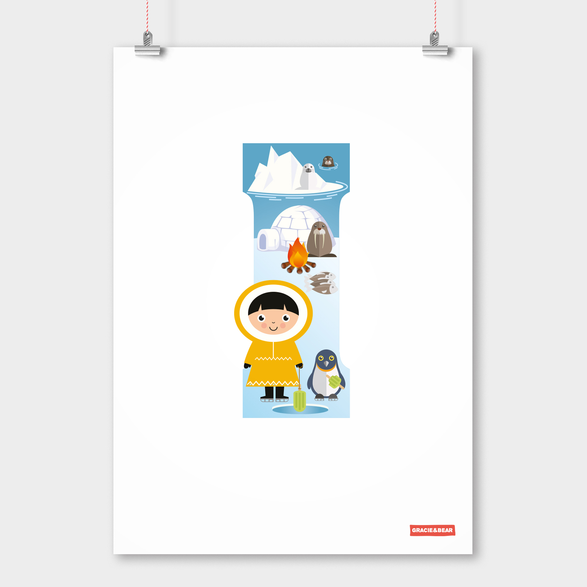 I is for Igloo The Letter I