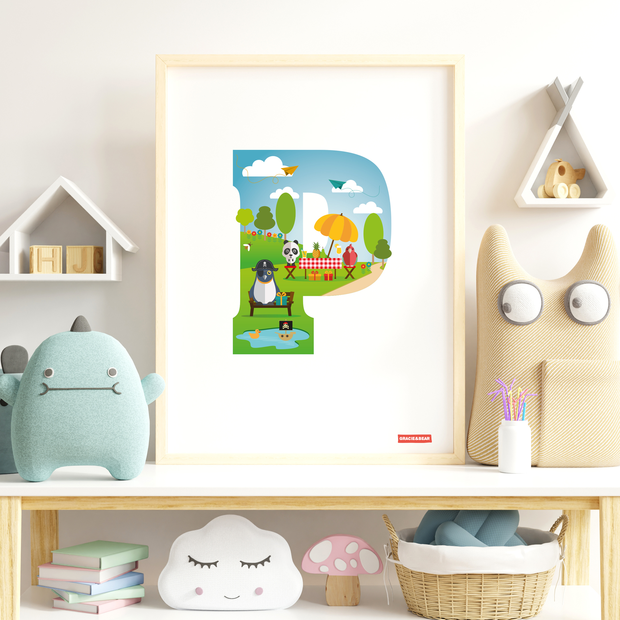 P is for Picnic The Letter P