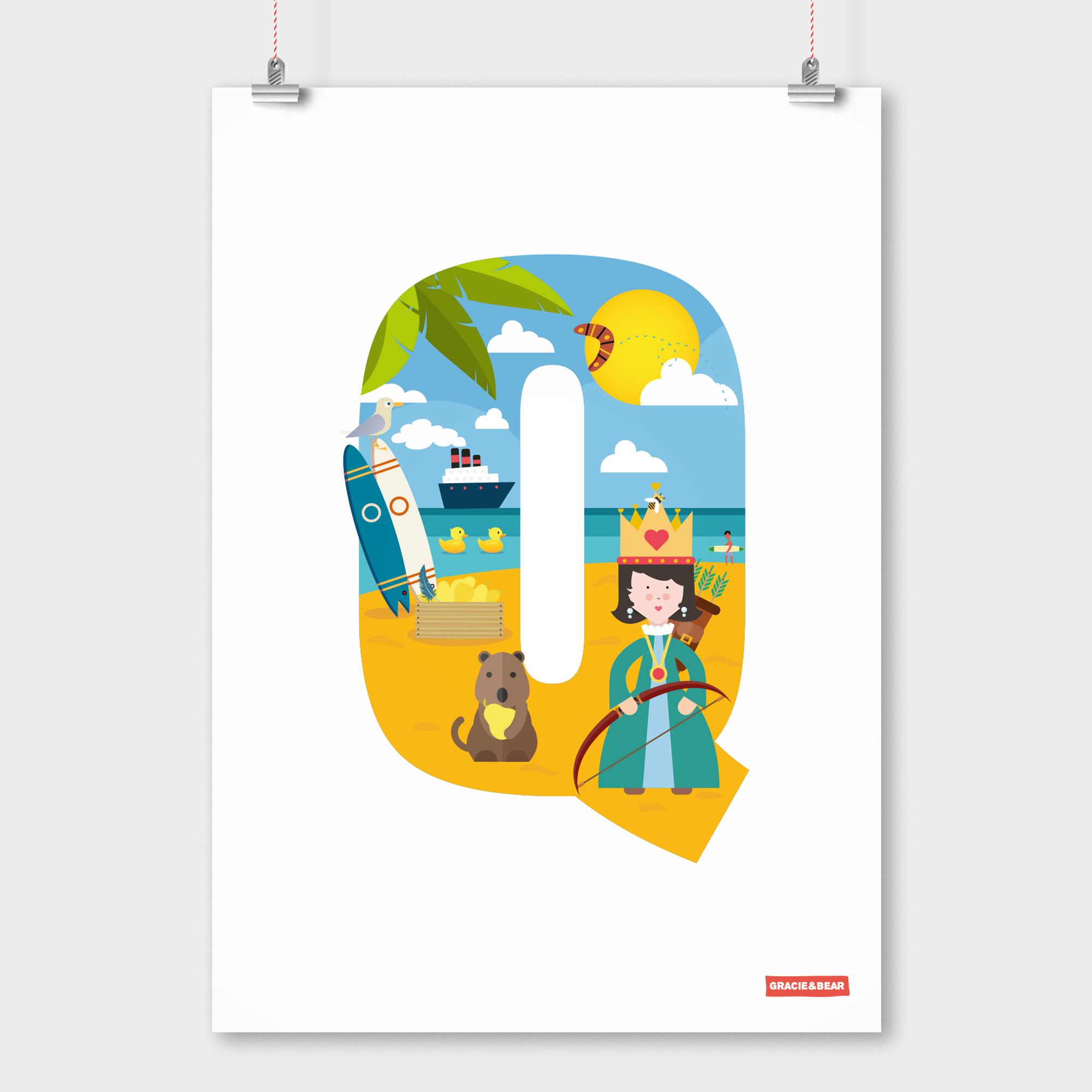 Q is for Queen The Letter Q