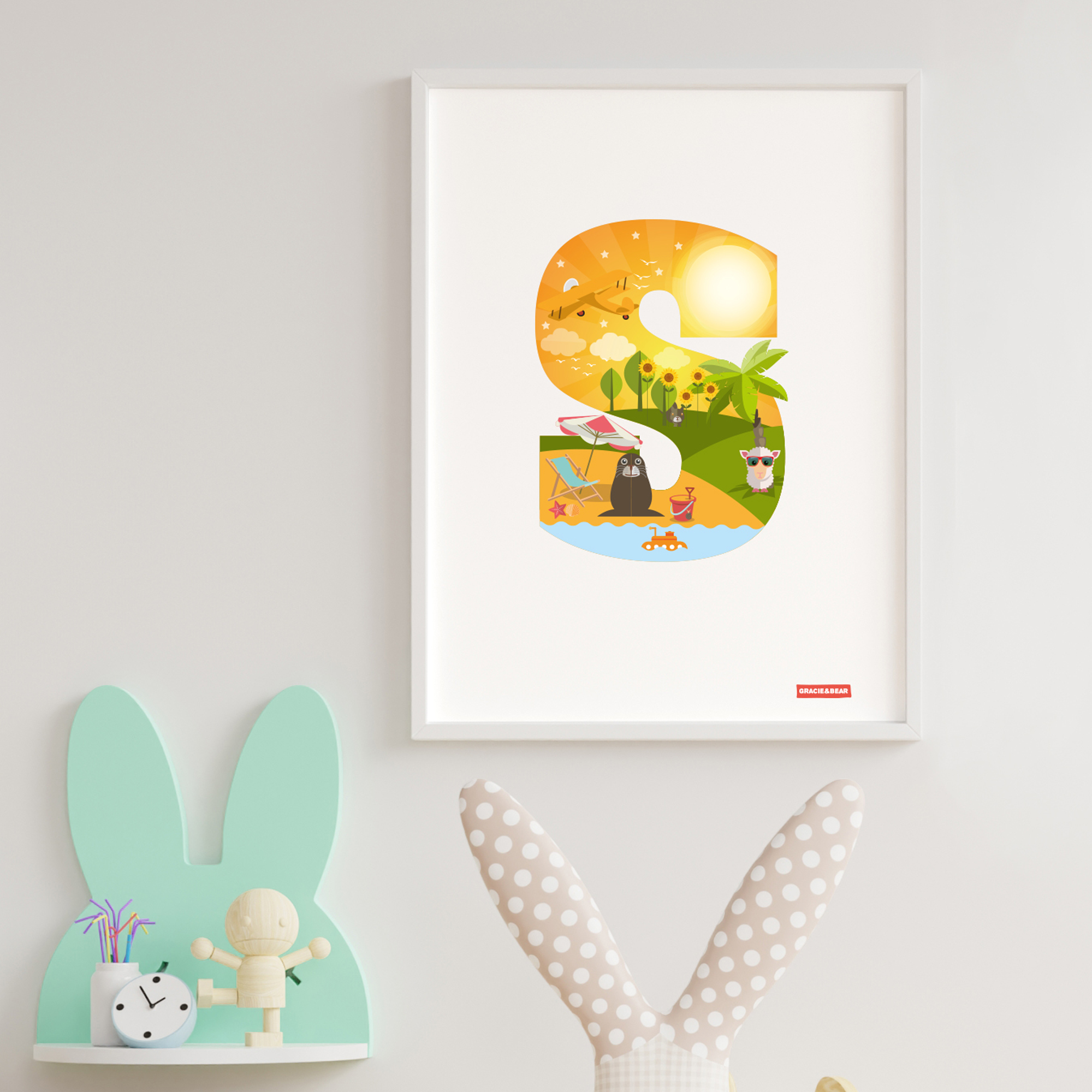 S is for Sunshine The Letter S