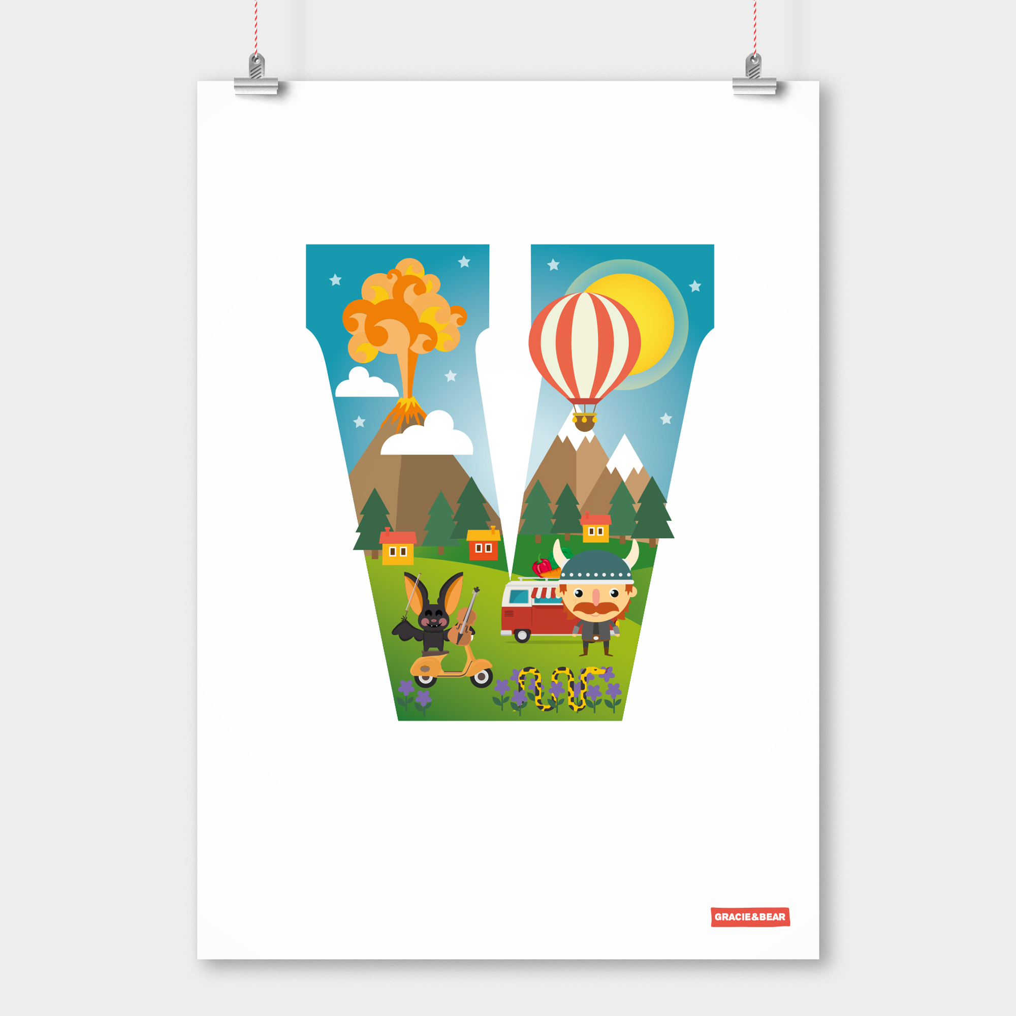 V is for Volcano The Letter V