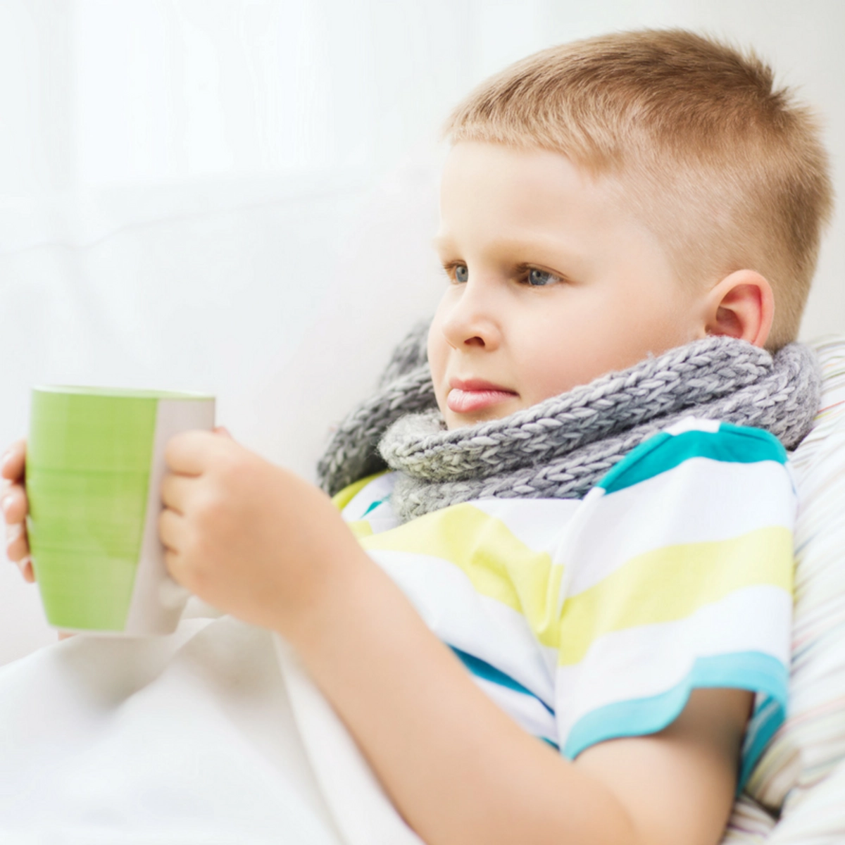 Названы способы распознать грипп у детей