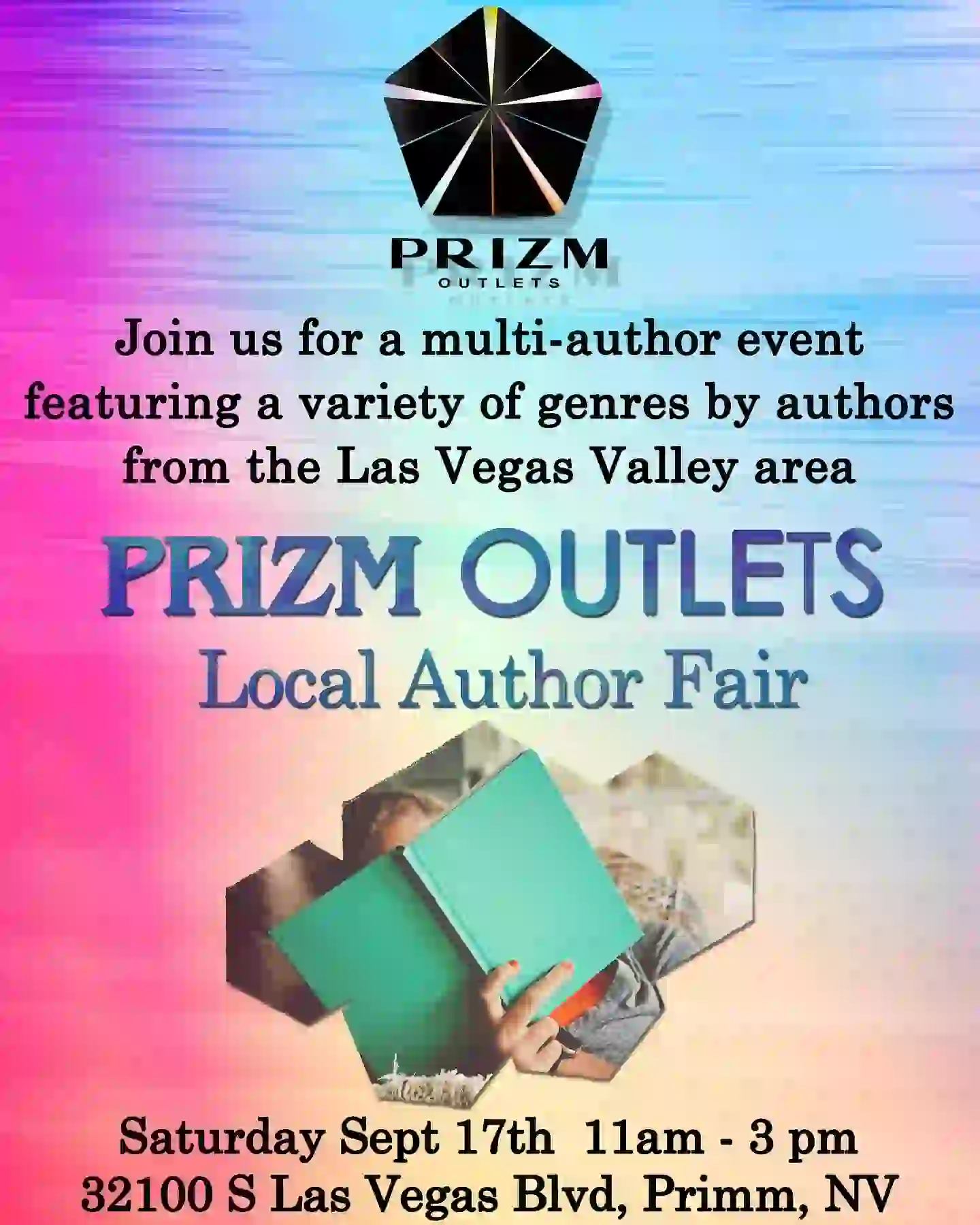 Local author signing event at Prizm Outlets