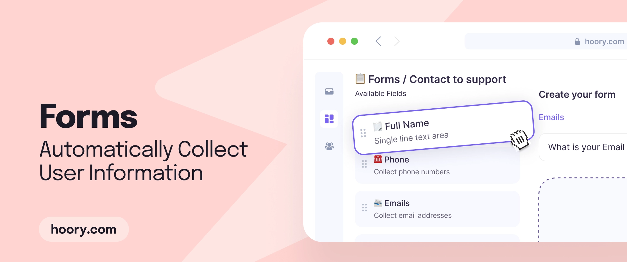 Forms: Automatically Collect User Information