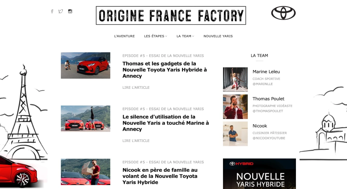 Toyota - Origine France Factory