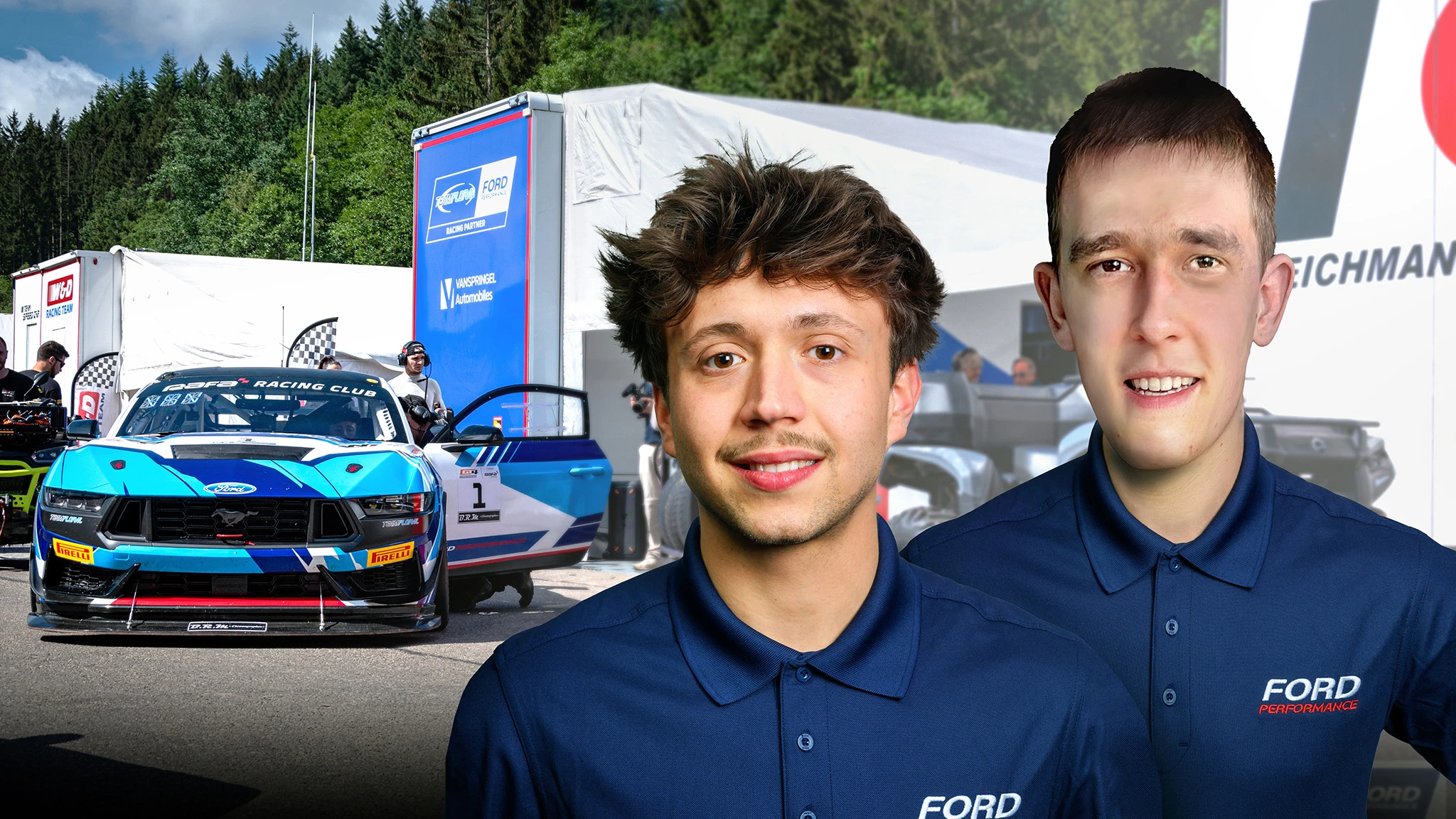 Ironwood and TeamFloral with 2 young drivers heading to GT4 European Series in Mustang GT4