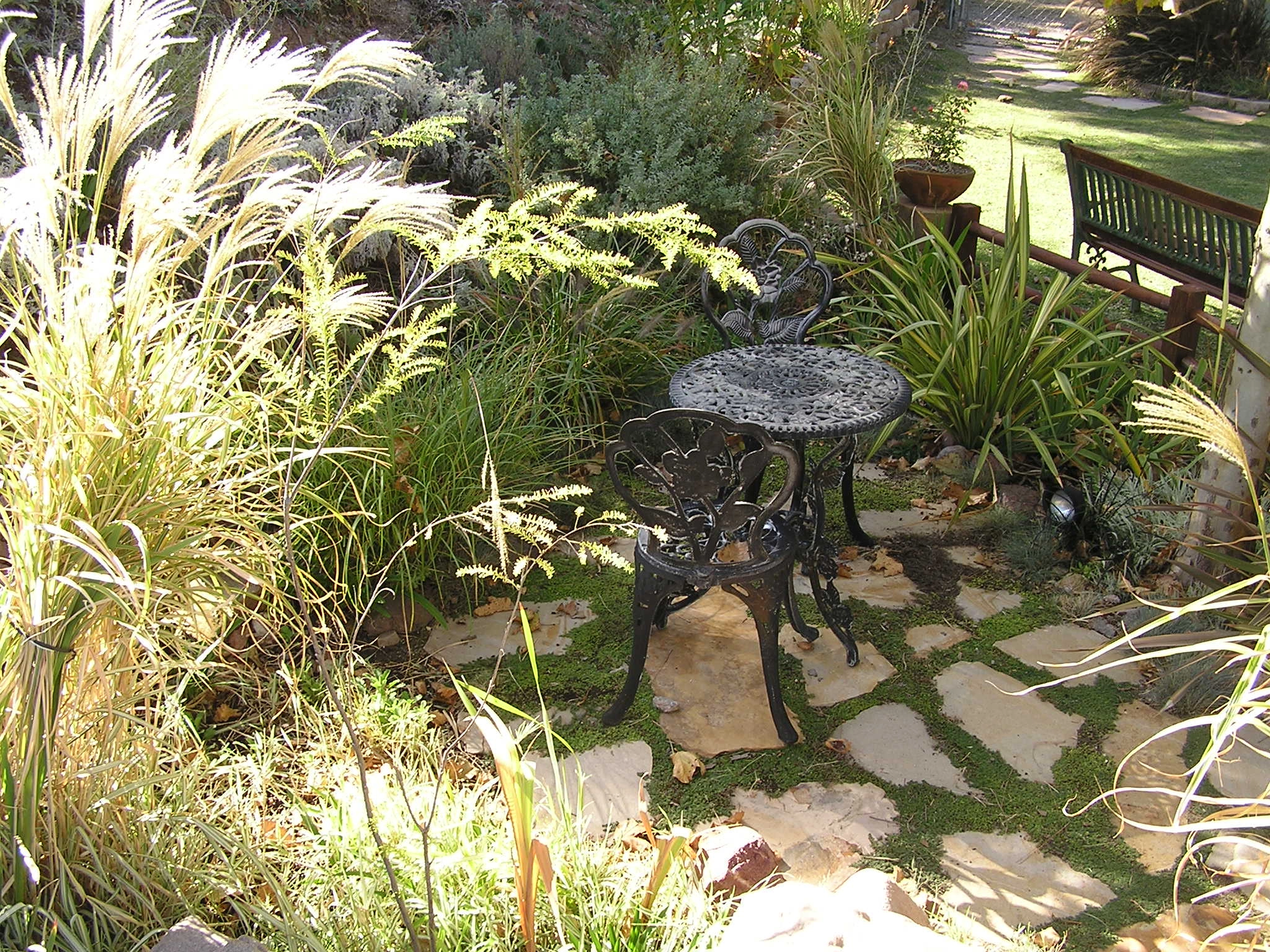 Cozy garden nook Garden nook