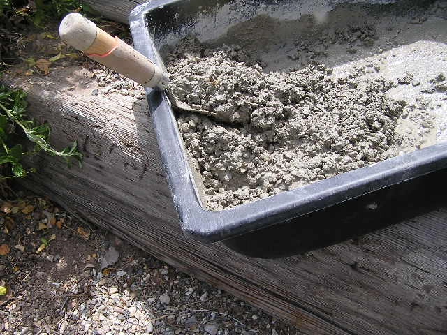 Mixing cement