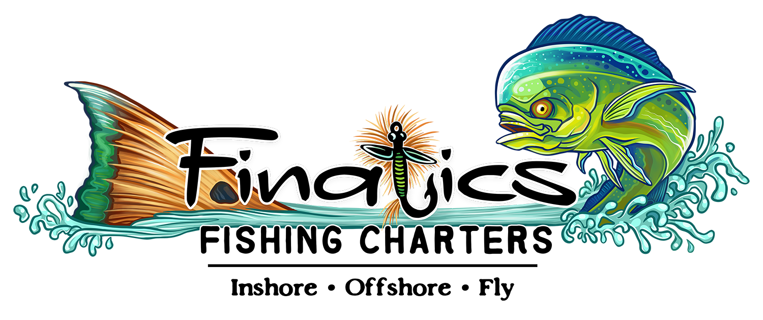Finatics Fishing Charters Logo Illustration Logo Graphic by Jessica Laine Morris