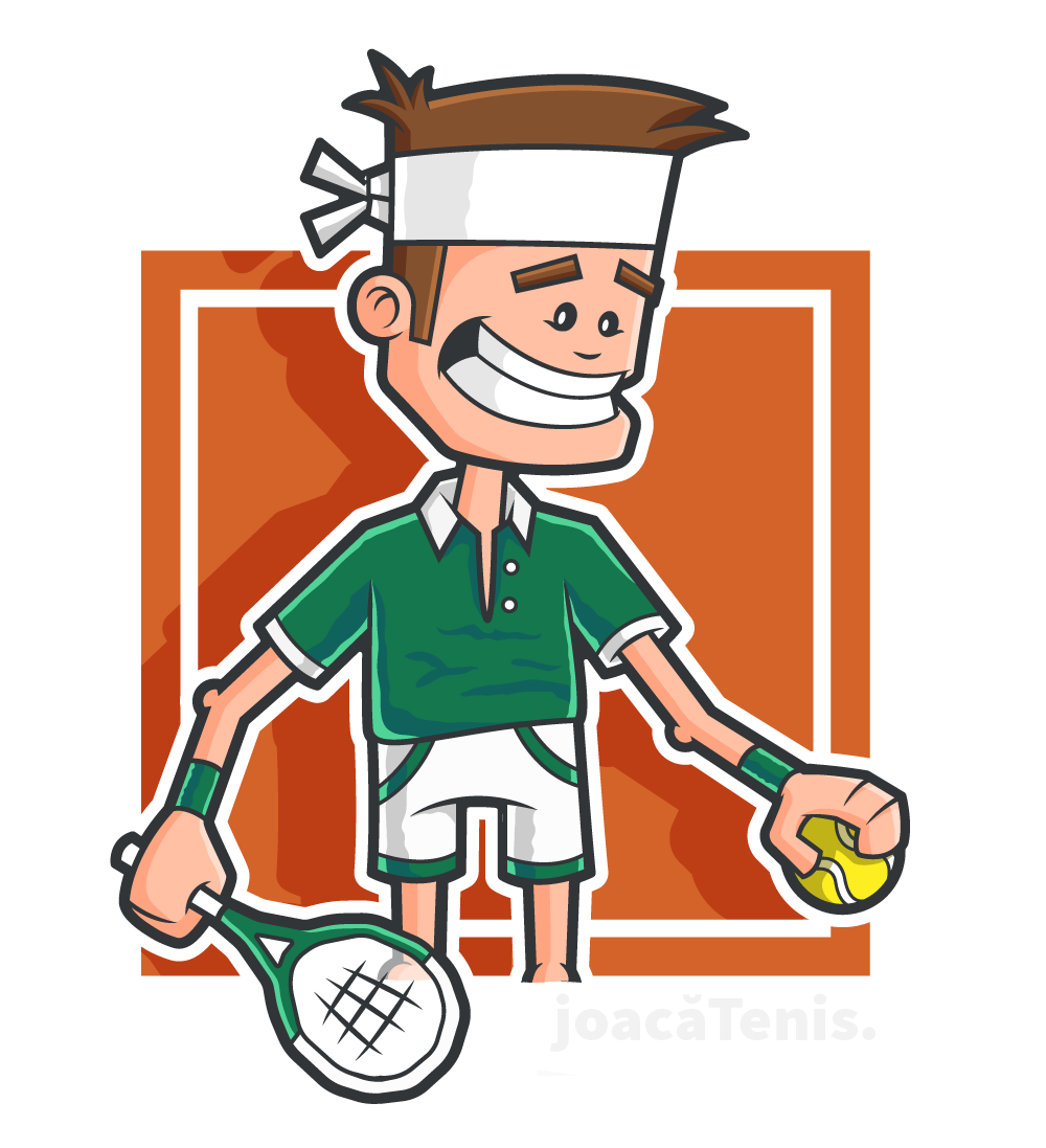 Tenis pentru cei mici cu antrenor in Brasov. Program lectii de tenis pentru copii cu antrenor joacaTenis Brasov.