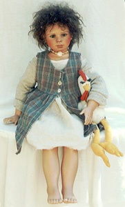 Kaye Wiggs Nakita Porcelain Doll 