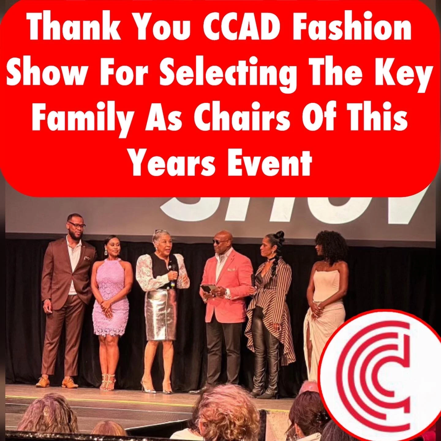 CCAD Selects The Key Family As The Chairs For The 2024 CCAD Fashion Show