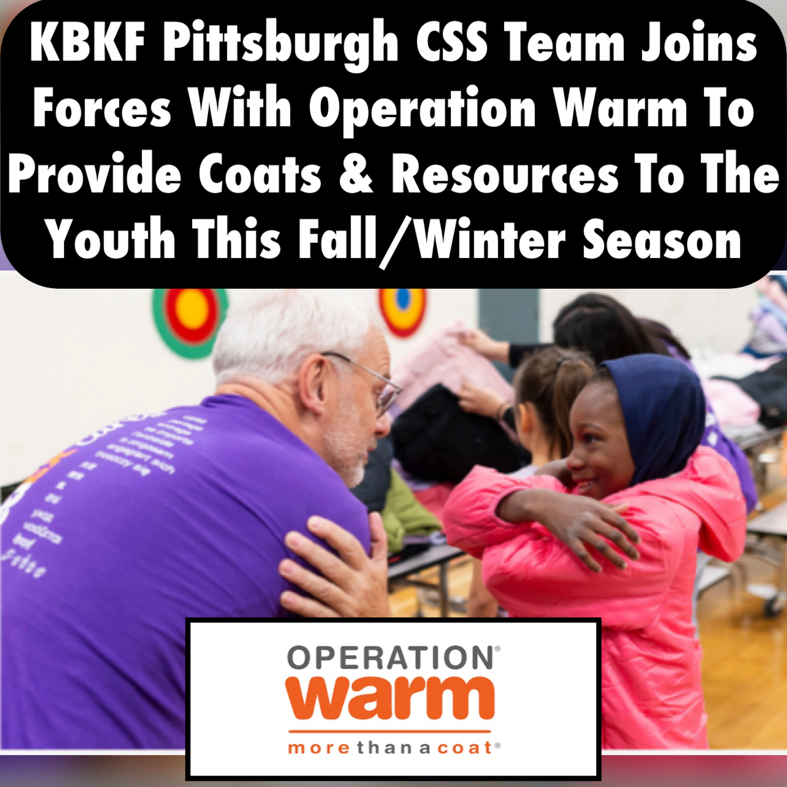 KBK Foundation and Operation Warm Donate New Coats & Shoes To Skyline Community