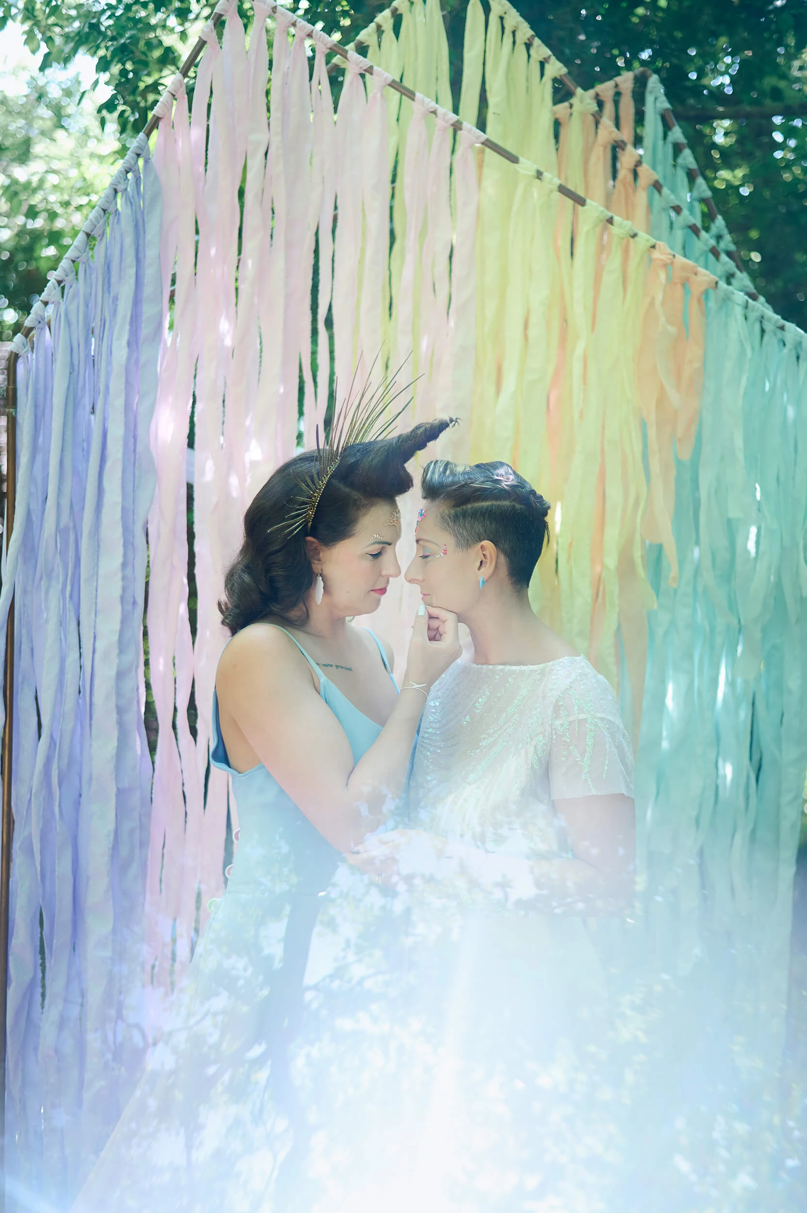 pastel-rainbow-lesbian-wedding-ceremony-london