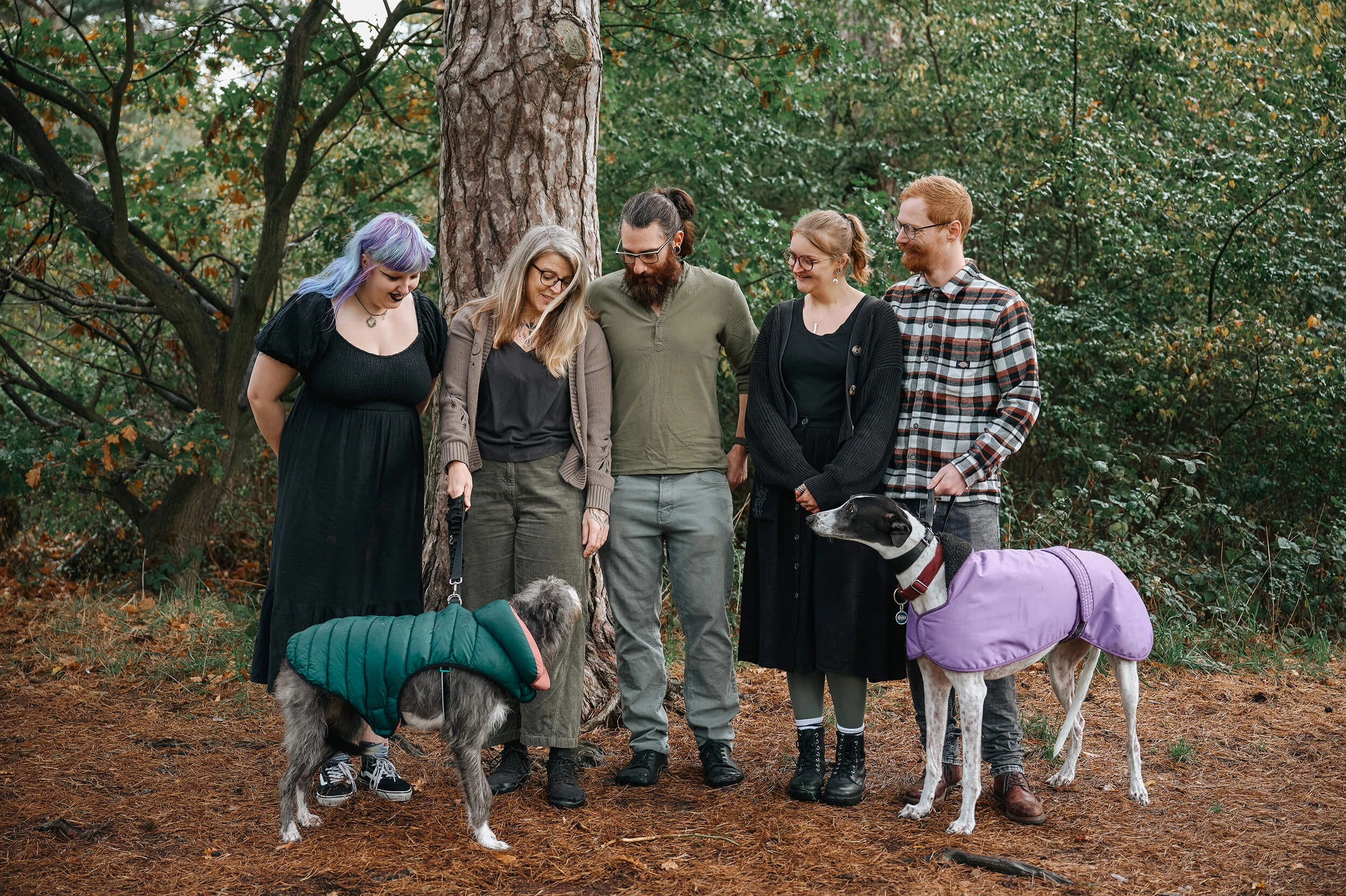 family photo shoot outdoors in surrey