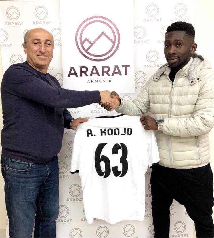 Ivorian midfielder Kódjo Alphonse