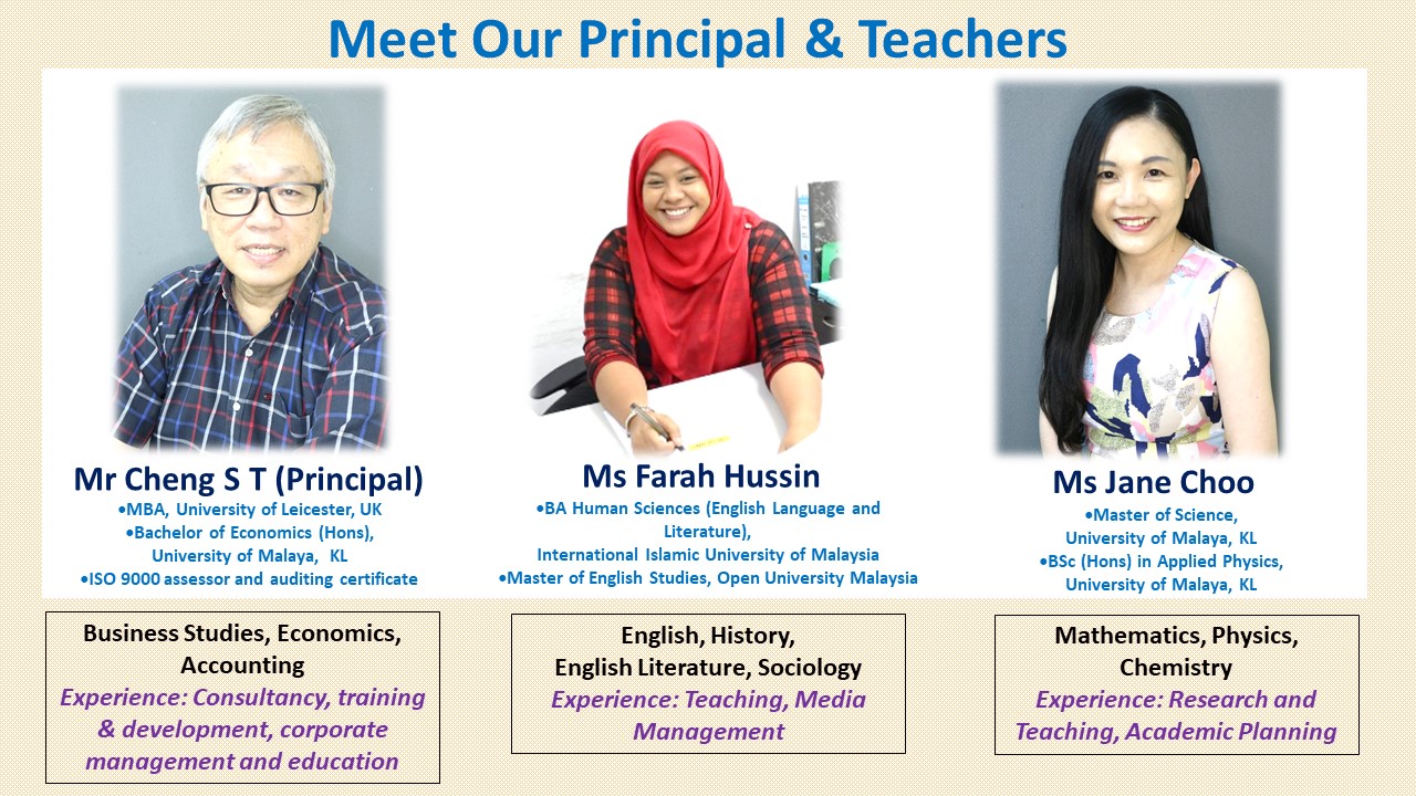 Teachers and the Principal at Lumiere Academy, Ara Damansara Lumiere Academy is fully equipped with a team of dedicated and qualified teachers.