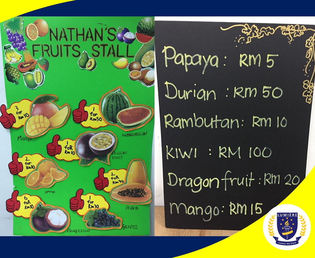 MONEY & SHOPPING - FINANCIAL EDUCATION AT LUMIERE ACADEMY HOMESCHOOL CENTRE