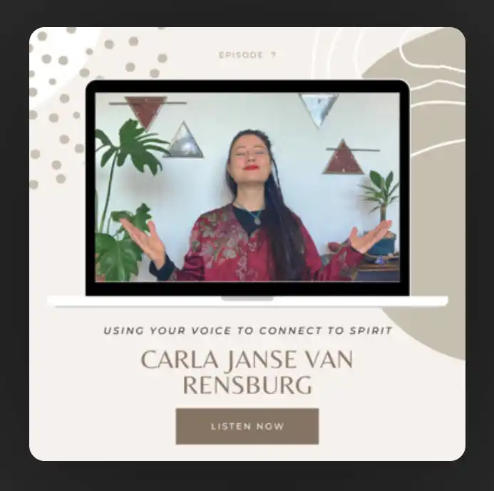 Using Your Voice to Connect to Spirit with Psychic Carla LunAscention - On The Noble Healing Podcast