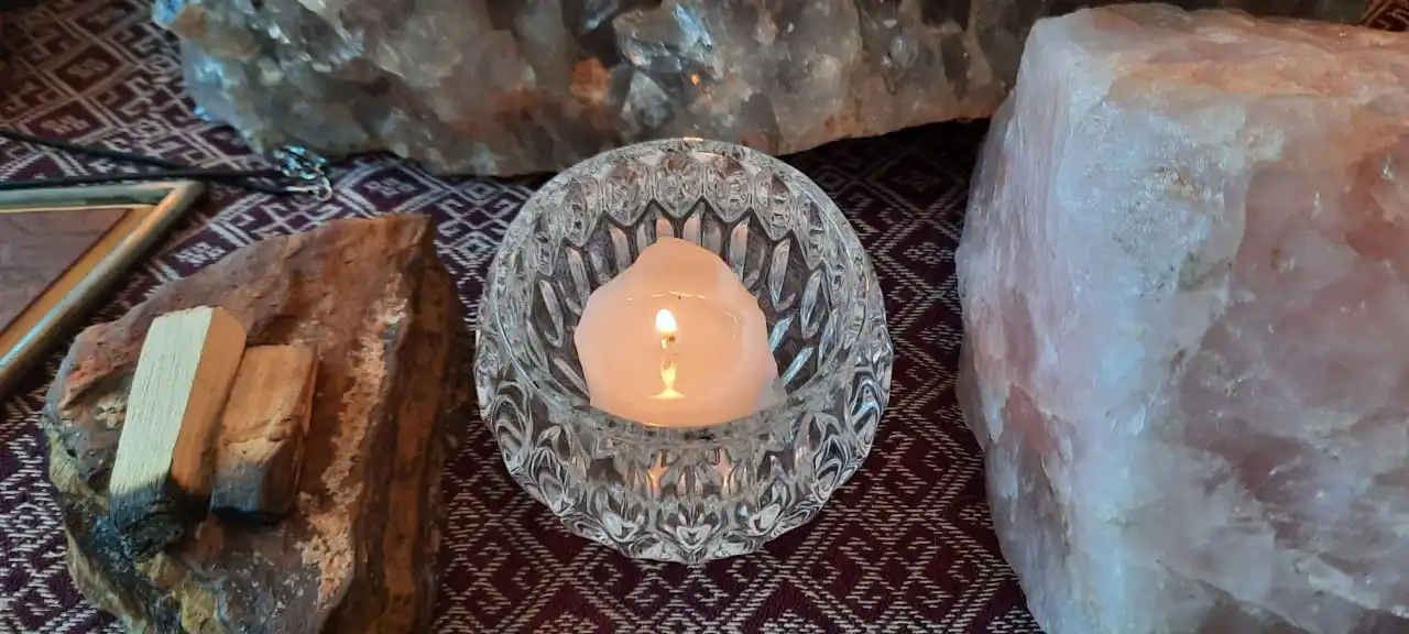 Candle on an altar