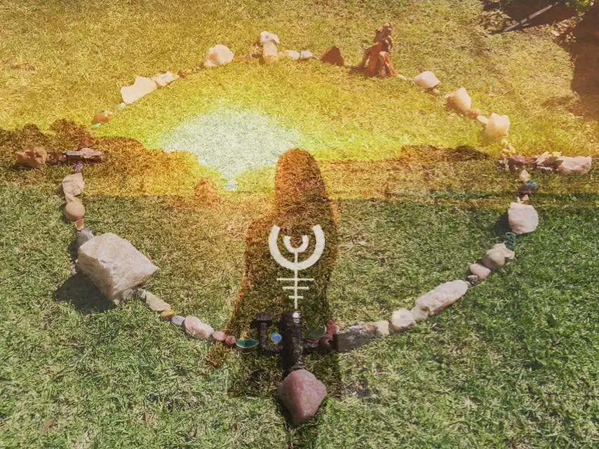 Carla Preparing for Ritual