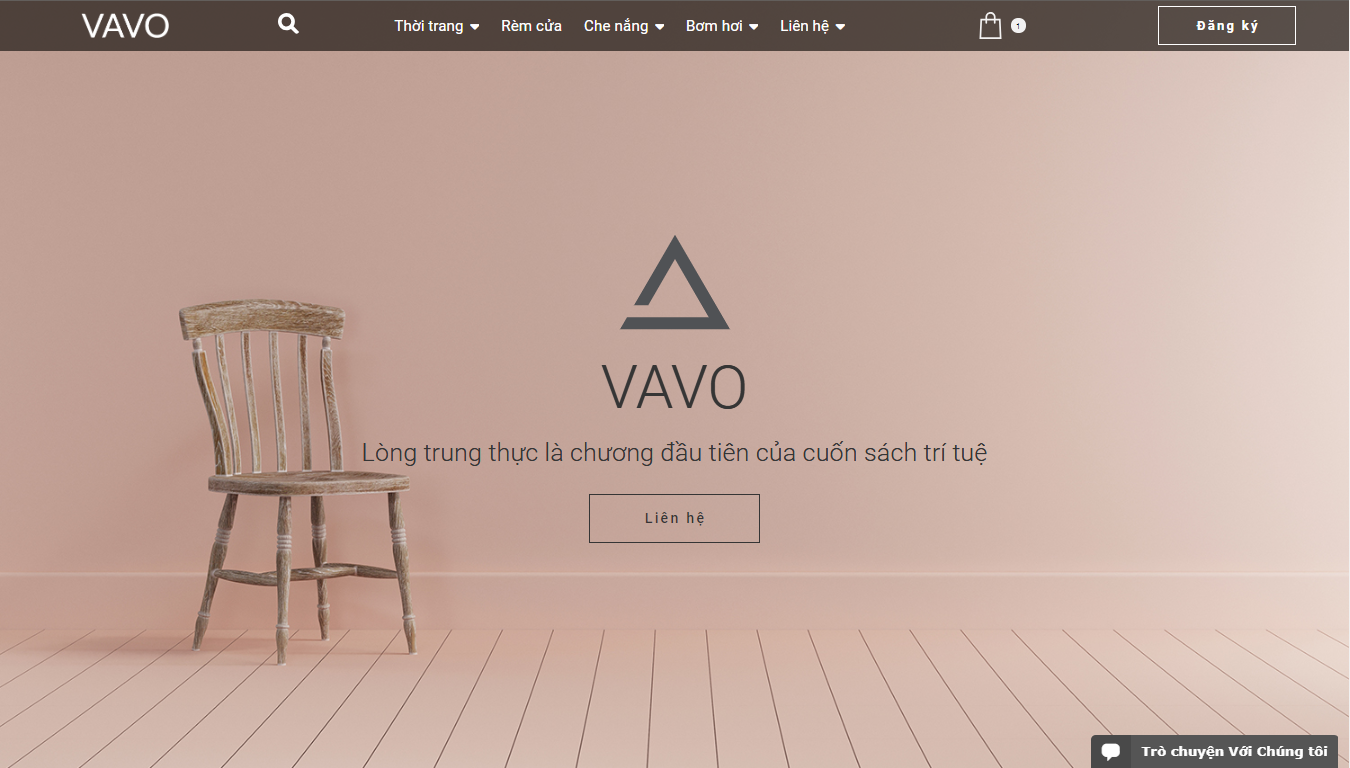 tao website ban hang vavo