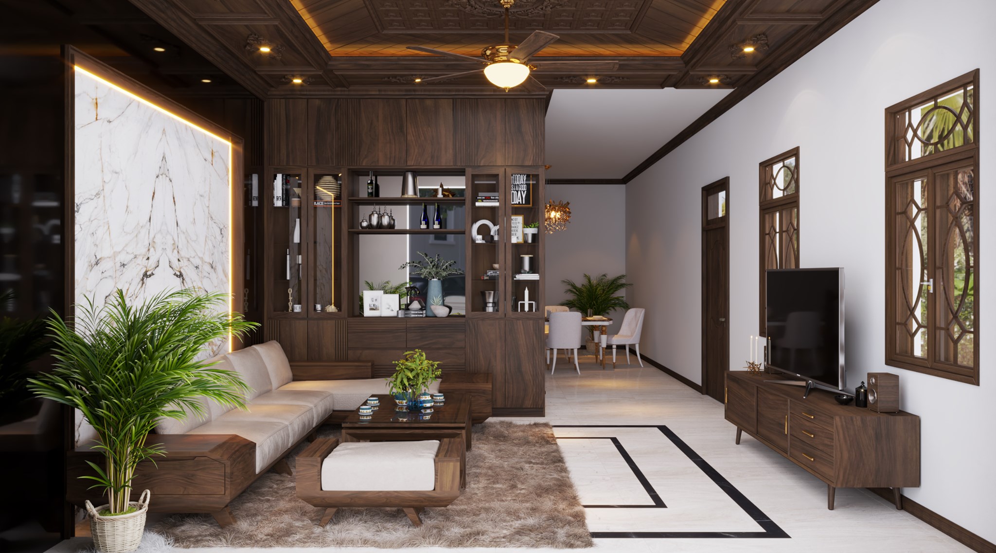 101+ Mẫu thiết kế nội thất phòng khách đẹp hiện đại 2021 - Minh Nguyễn Blog