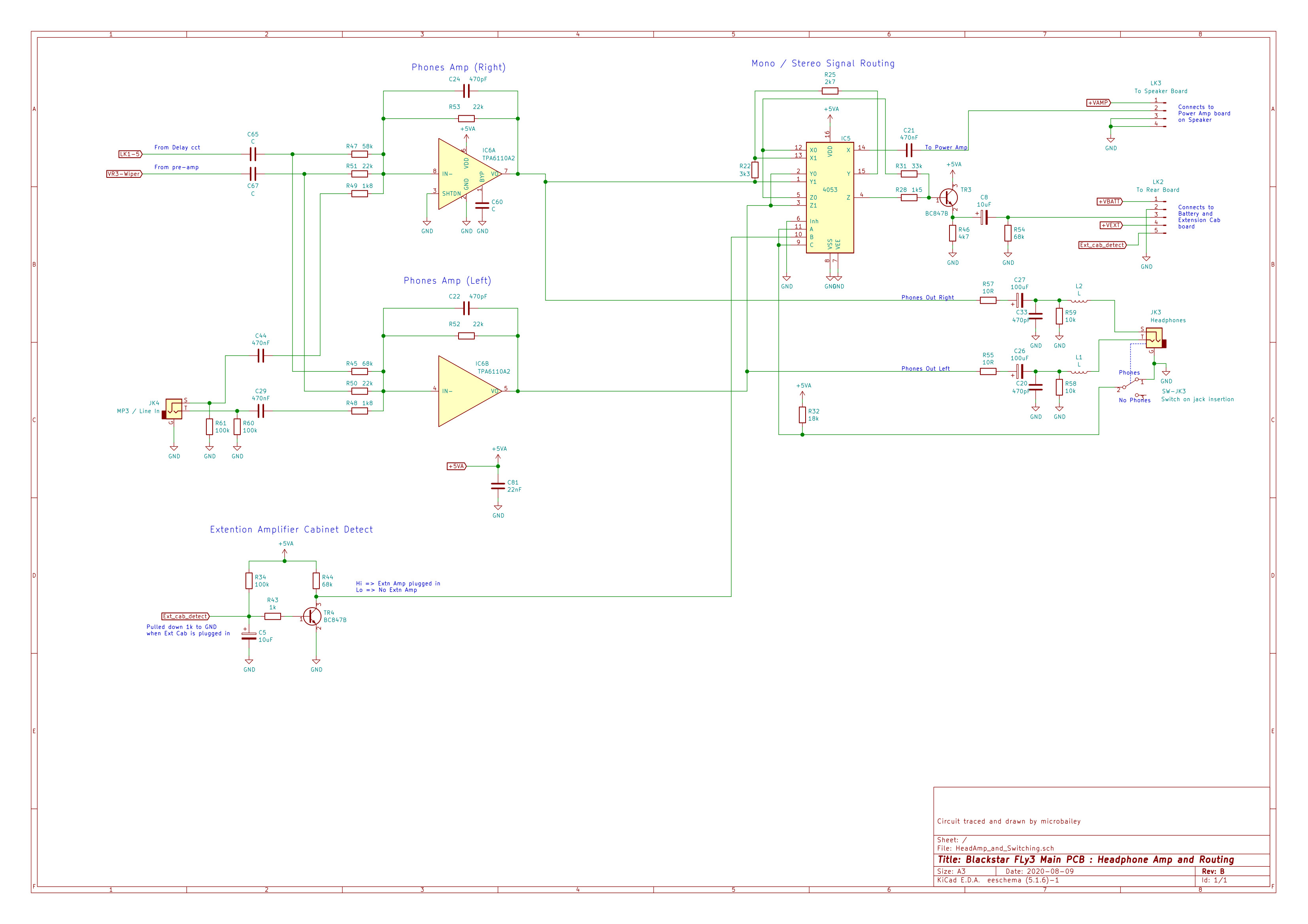 Blackstar Fly 3 schematic for Mixer, Headphone Amplifier, and Audio Switching section 260-headampandswitching-15970092350153.png