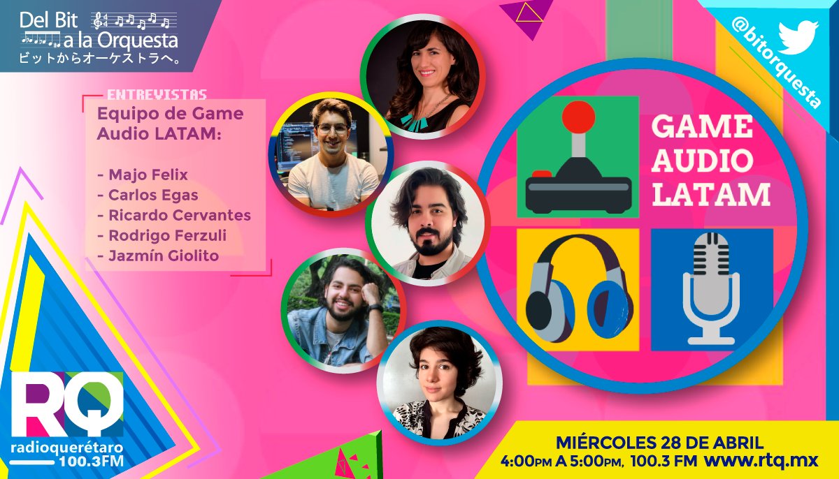 Entrevista a Game Audio Latam con Del Bit  a la Orquesta Entrevista a Game Audio Latam con Del Bit  a la Orquesta