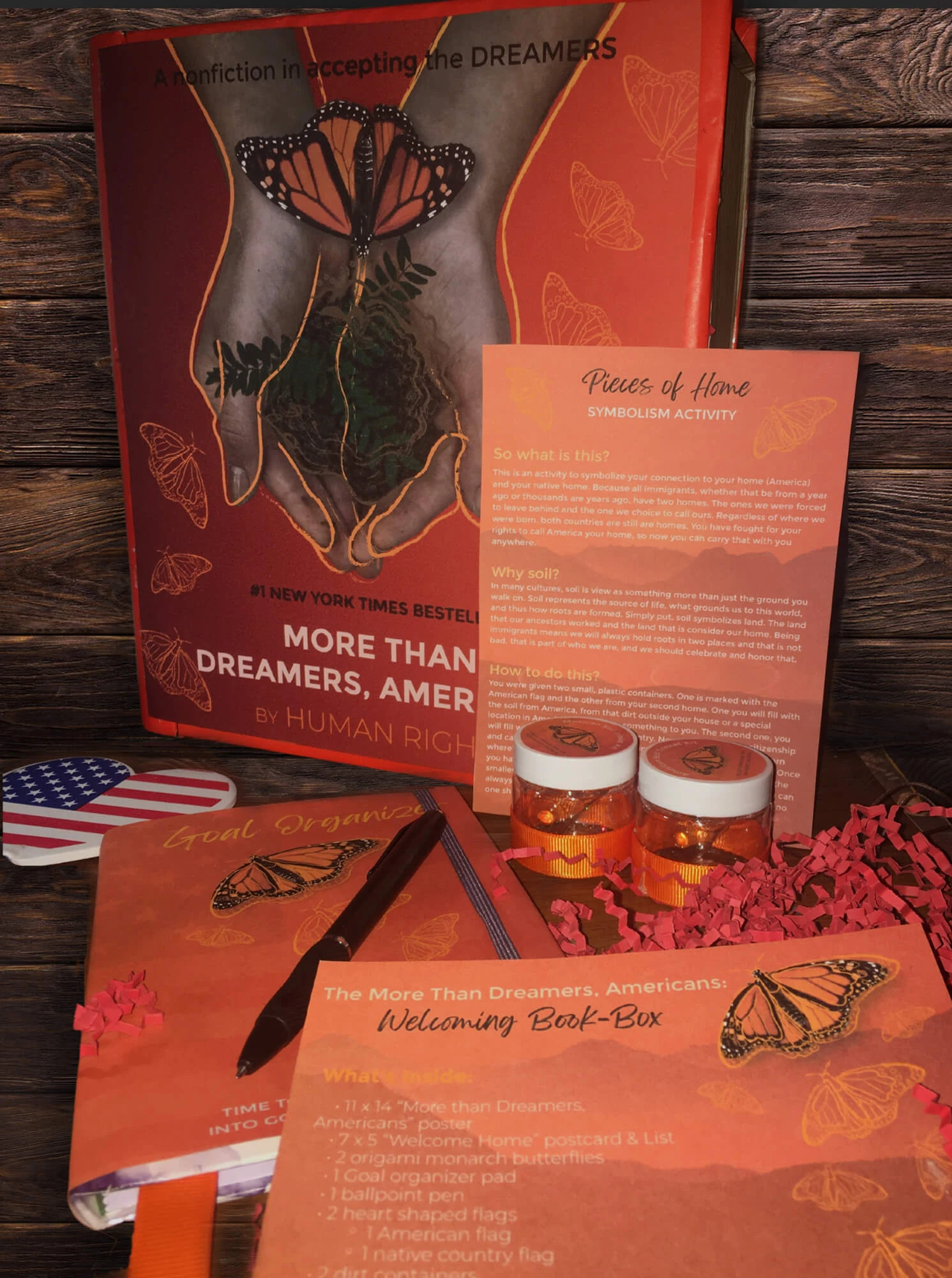 a mockup of the Button List podcast cover