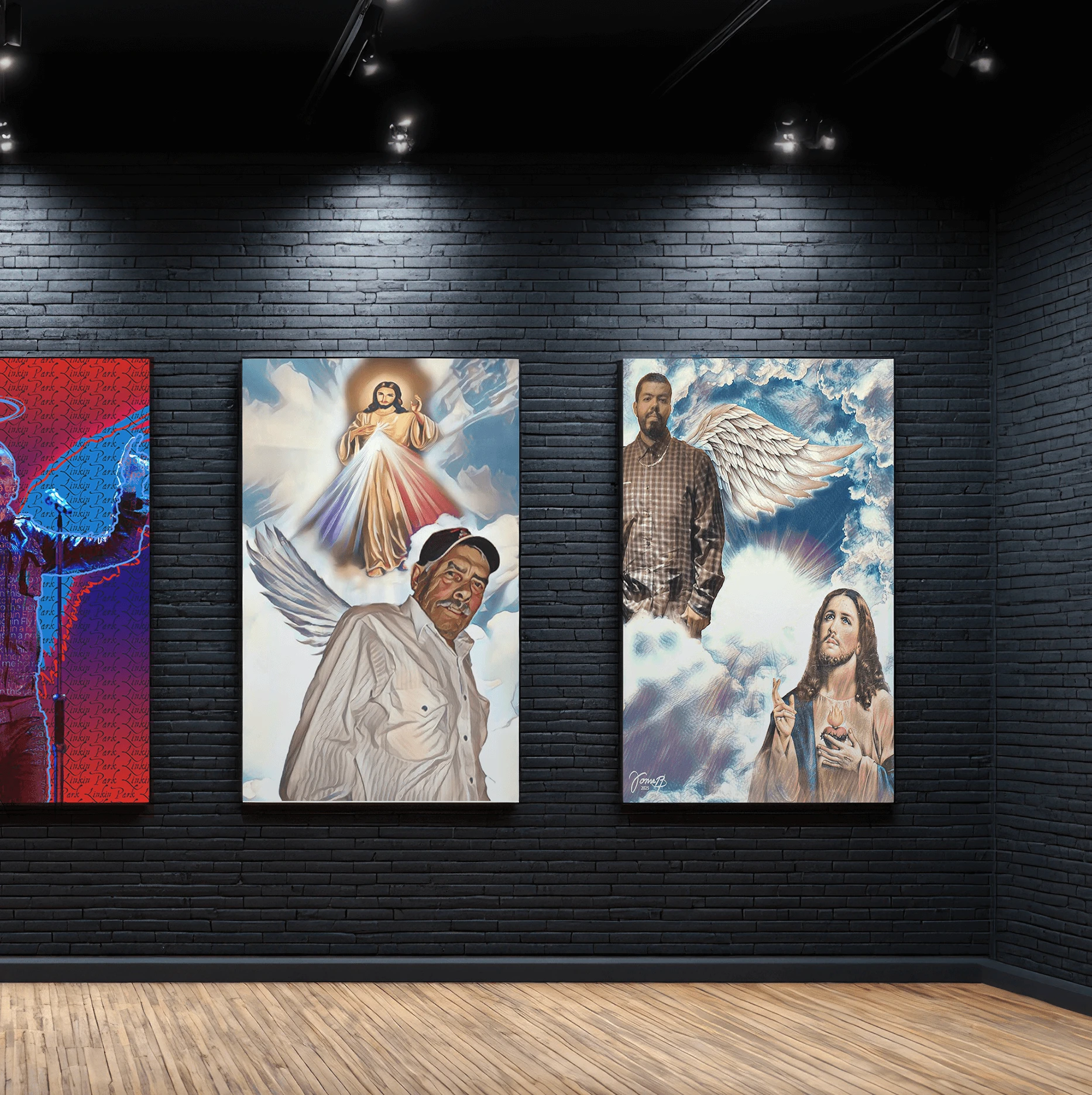 a mockup of the Button List podcast cover