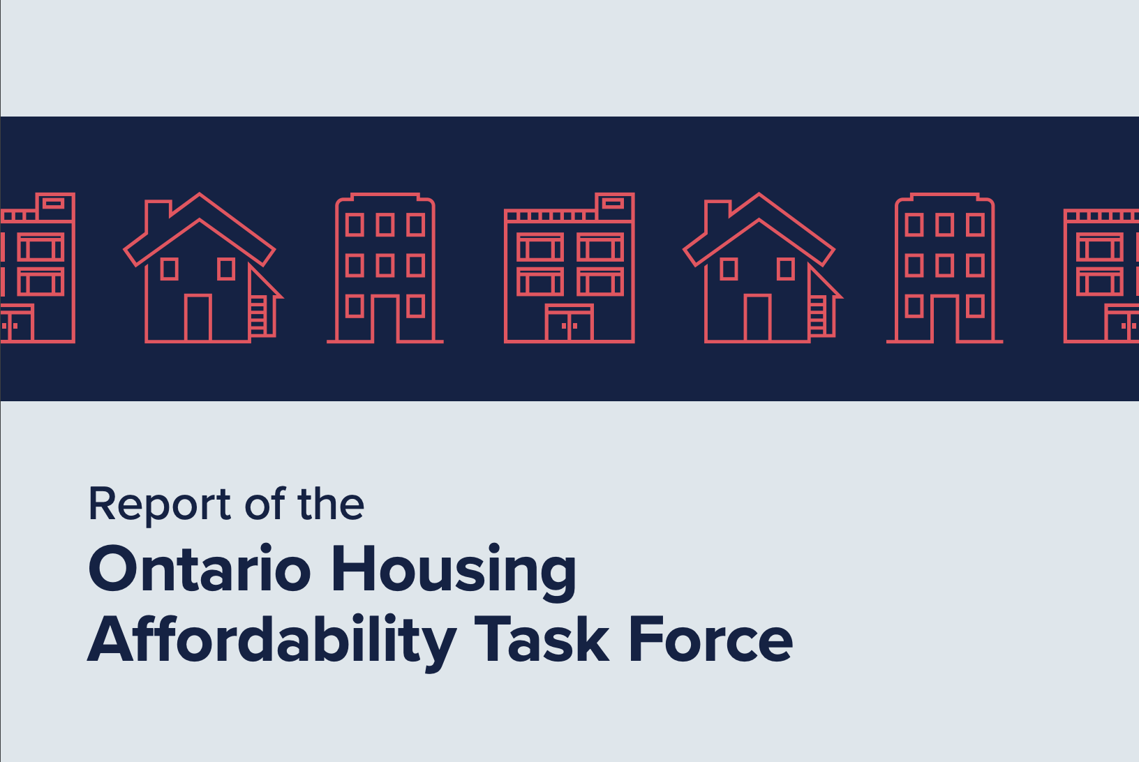 Press Release - Ontario Housing Affordability Task Force Report