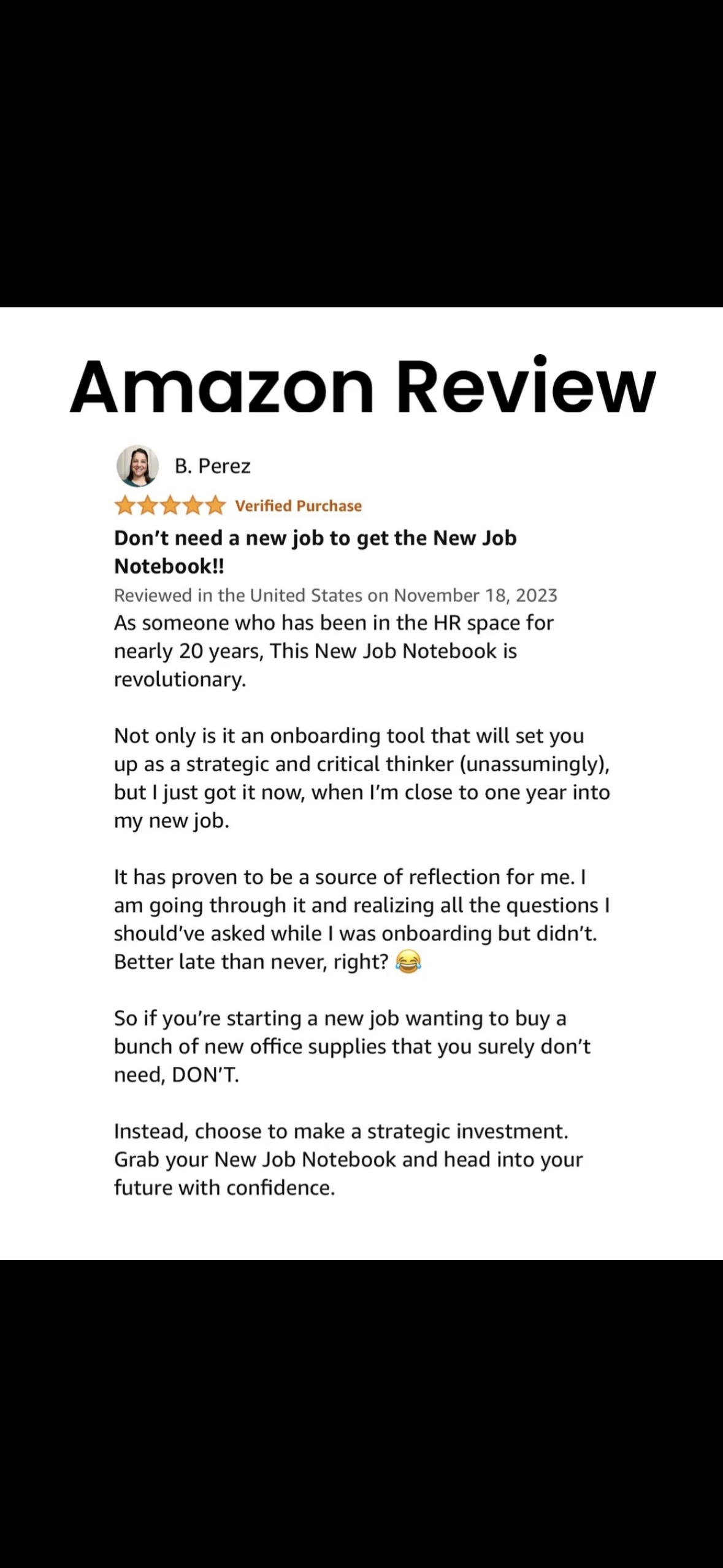 New Job Notebook | A Better Way to Start Your New Job