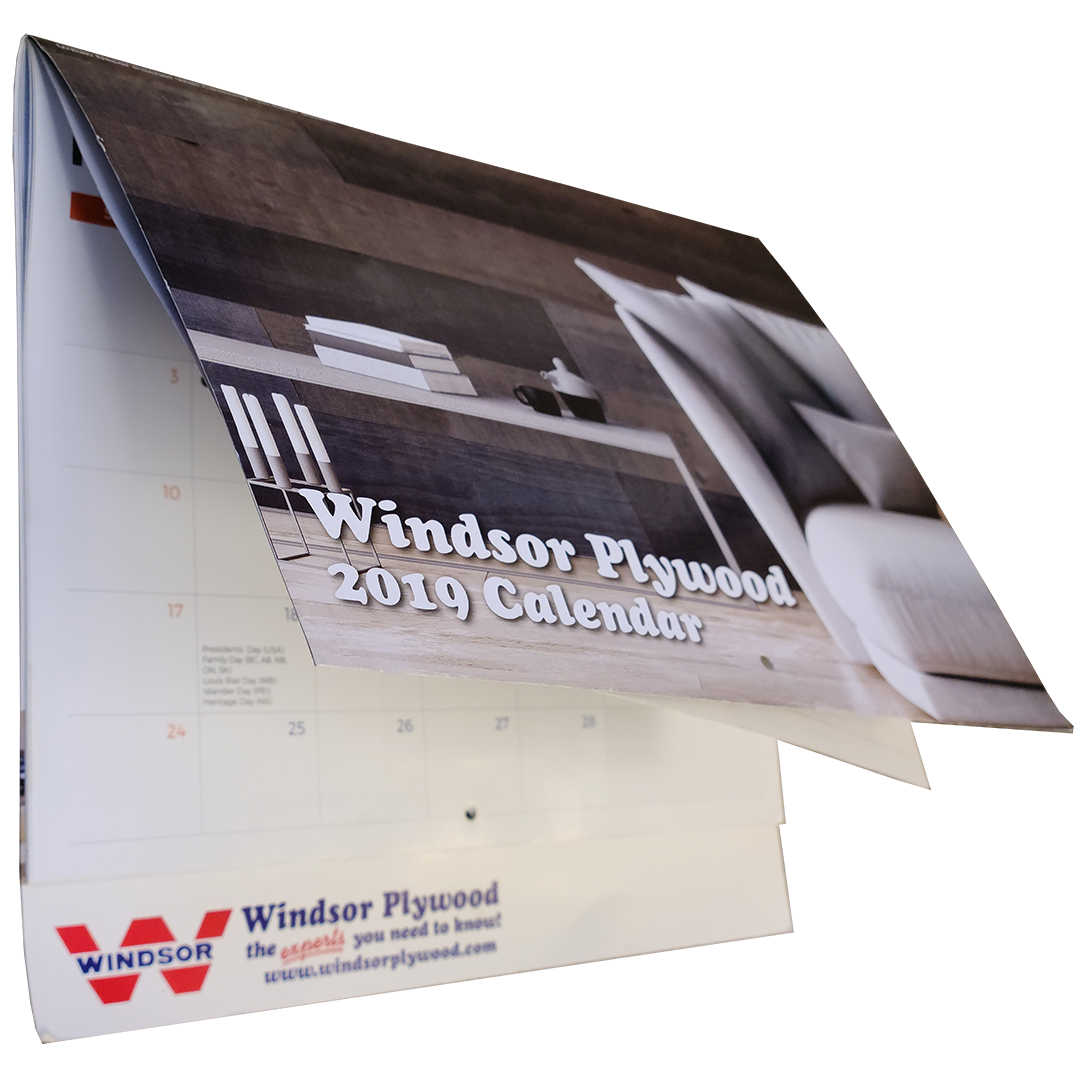 2019 Windsor Plywood Calendar