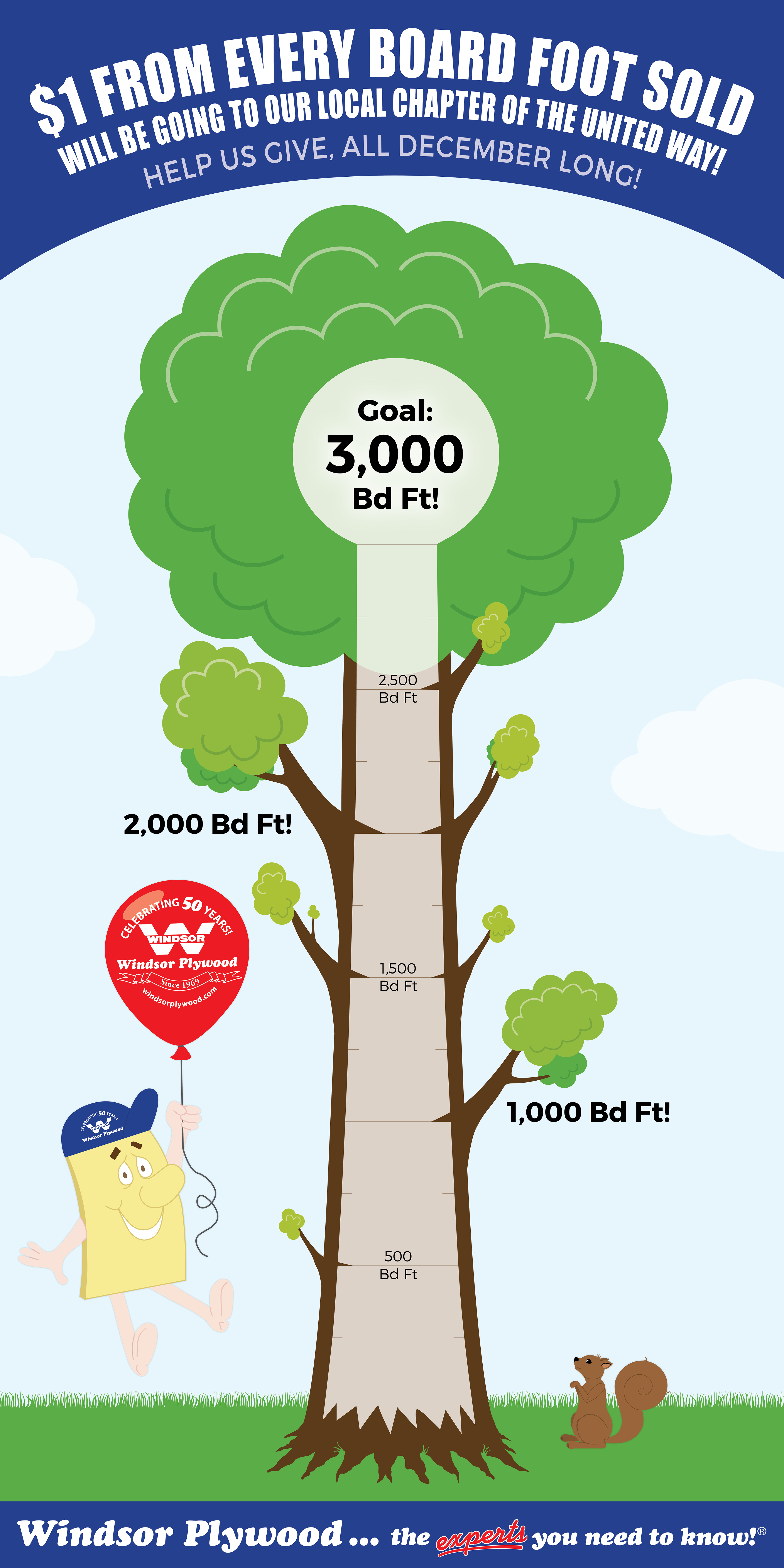 Tree Graphic for Fundraising