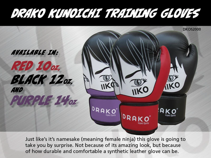 Drako Kunoichi training gloves