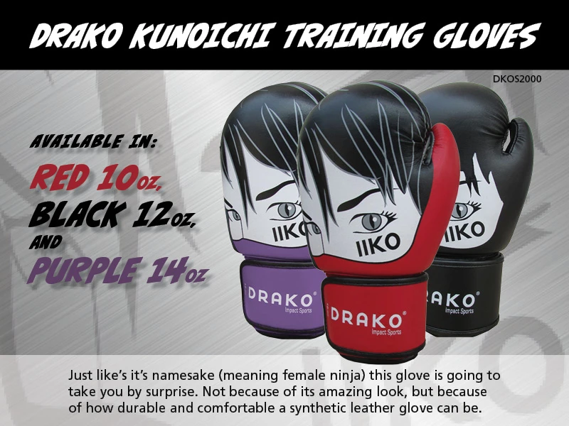 Drako Kunoichi training gloves Drako Kunoichi training gloves