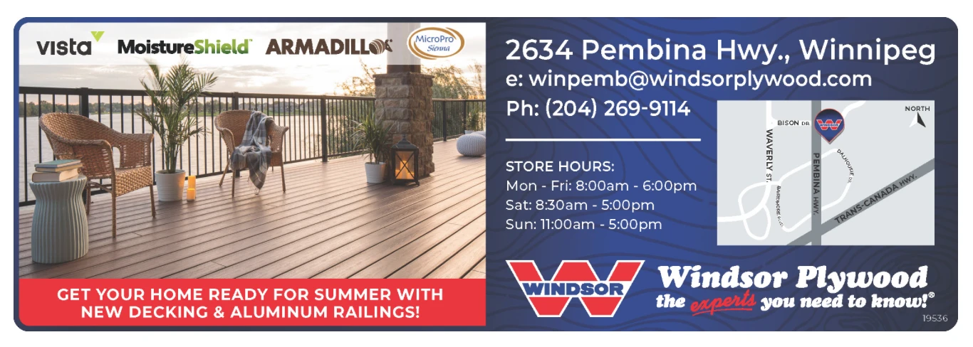 Decking ad for Windsor Plywood Decking ad for Windsor Plywood