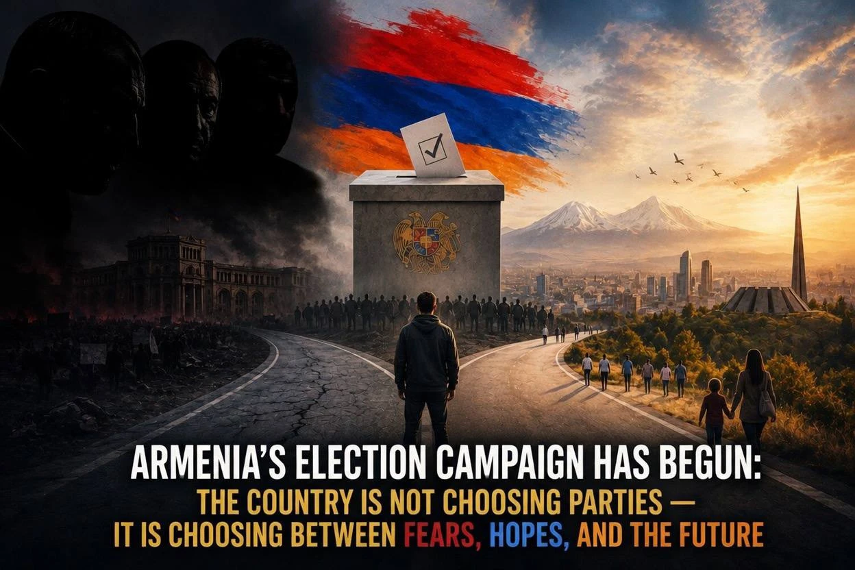 Armenia’s Election Campaign Has Begun: The Country Is Not Choosing Parties — It Is Choosing Between Fears, Hopes, and the Future
