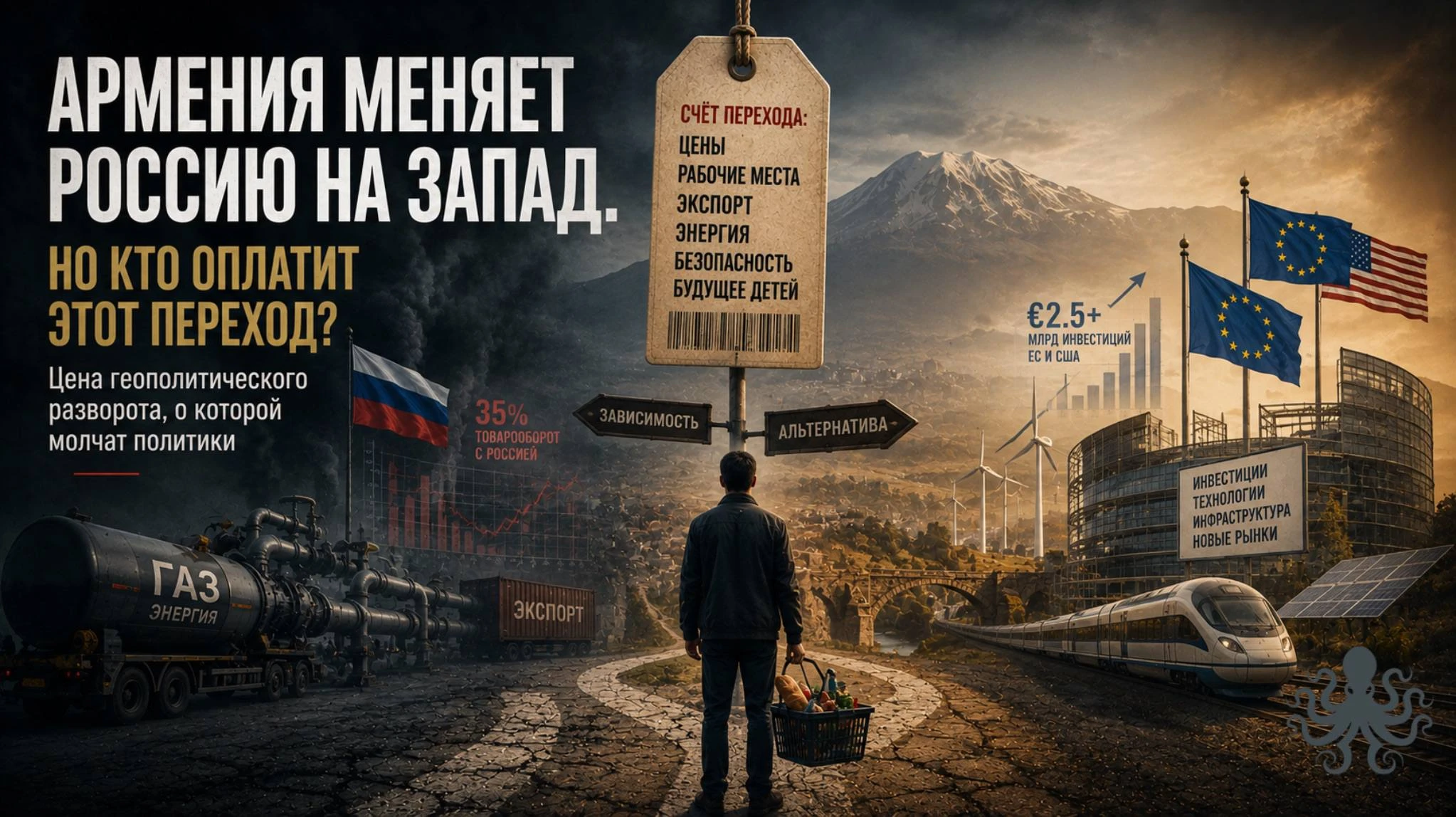 Армения меняет Россию на Запад. Но кто оплатит этот переход?