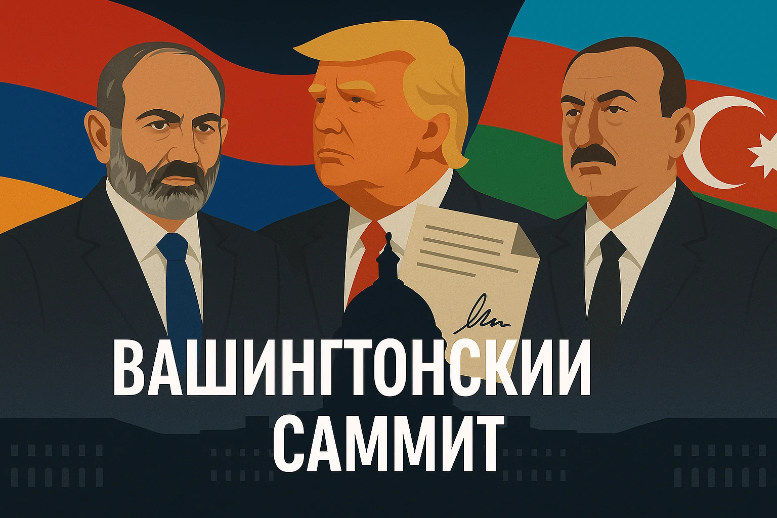 Вашингтон-2025: что могут подписать Пашинян и Алиев при посредничестве Трампа — и чем это обернётся для Армении
