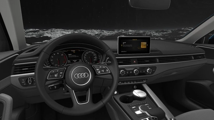 Using Audi’s Showroom in seating experience mode to visualize your selected car’s trim