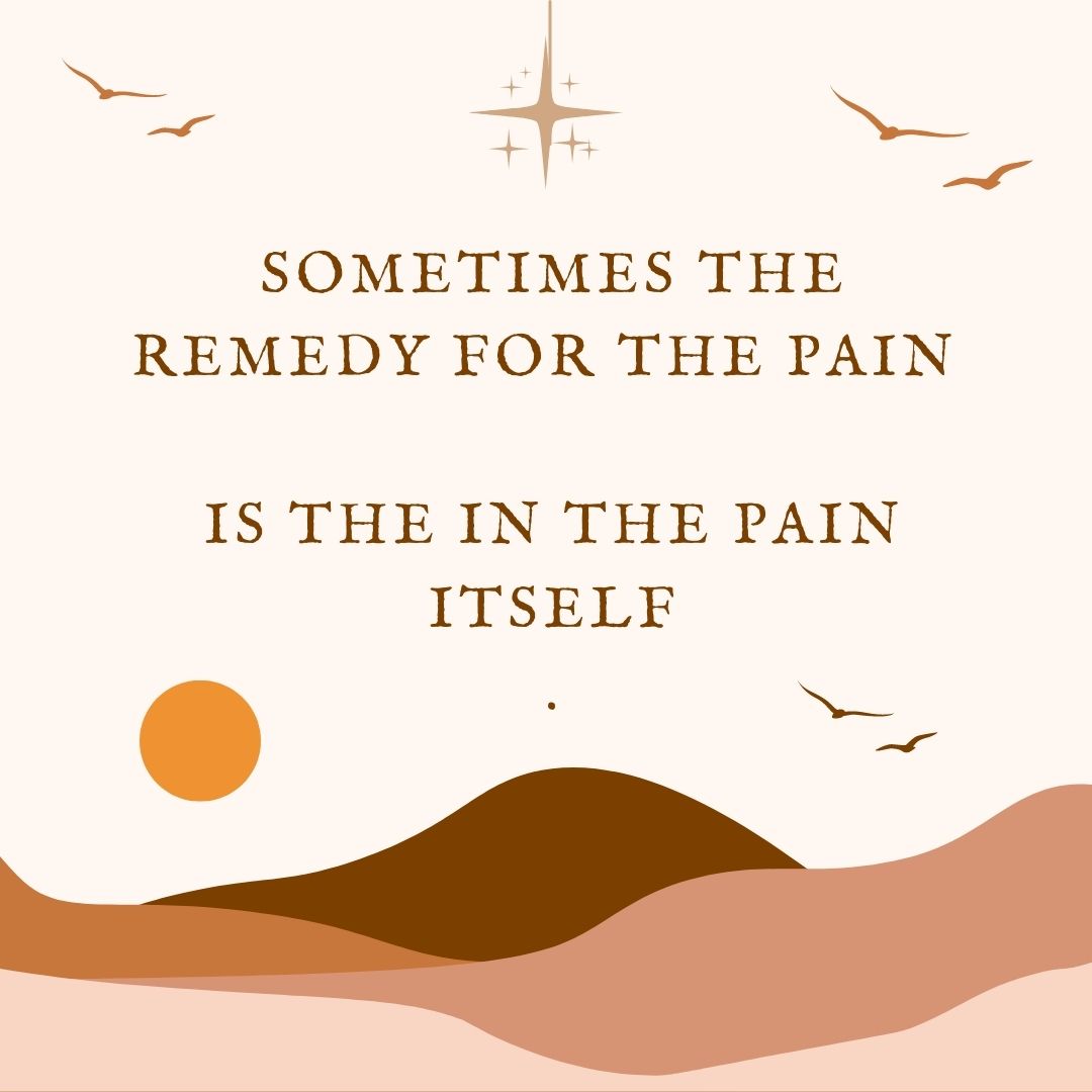 Pain is Bull$#%@, But Pain is Also the Medicine